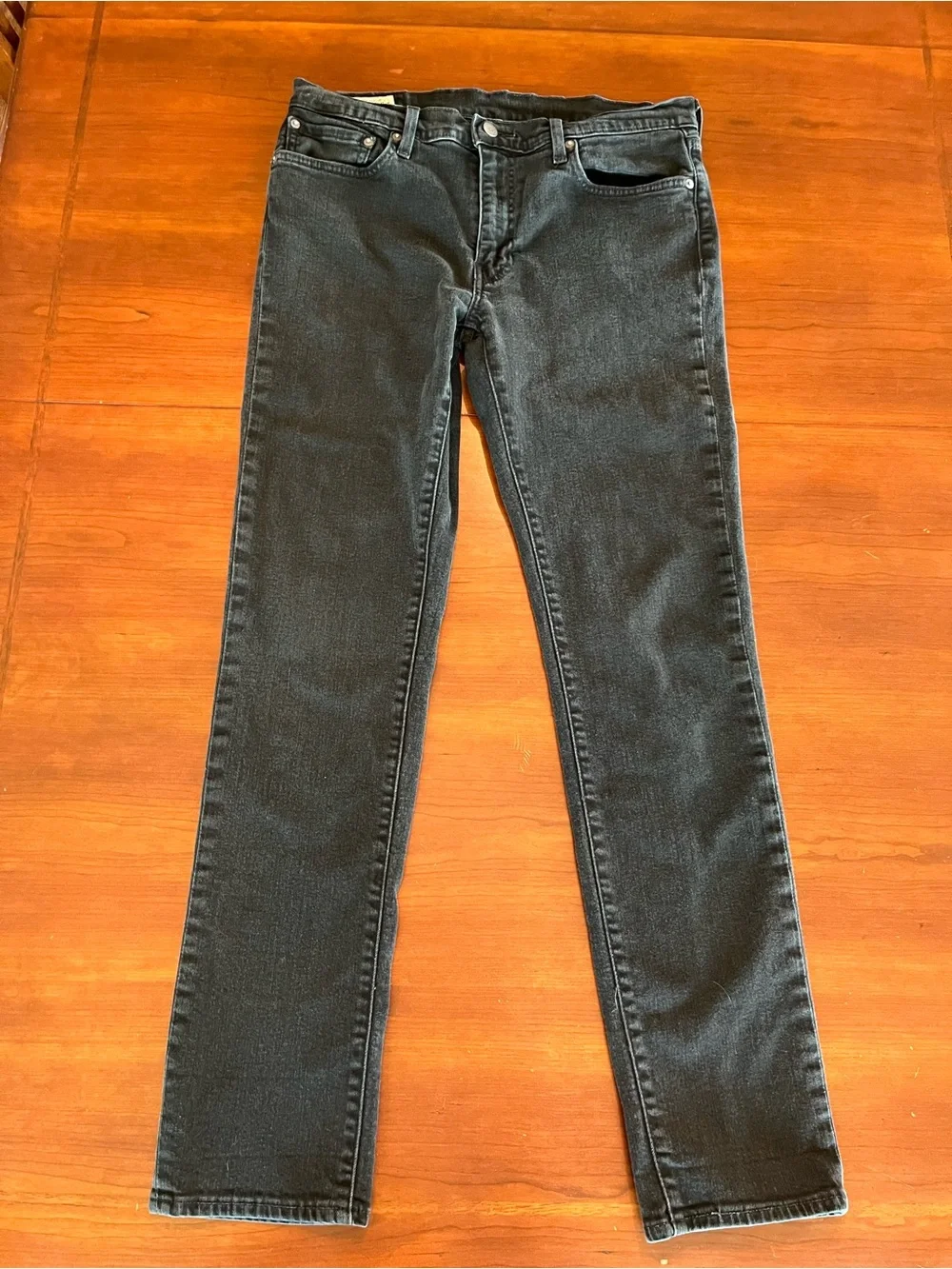 Levi's 511 Slim Fit Black Jean Waterless Men's Denim W33 L34
